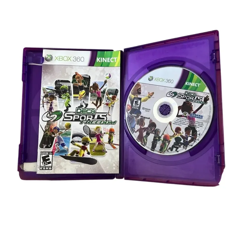 Deca Sports Freedom Microsoft XBox 360 Kinect Complete with Manual